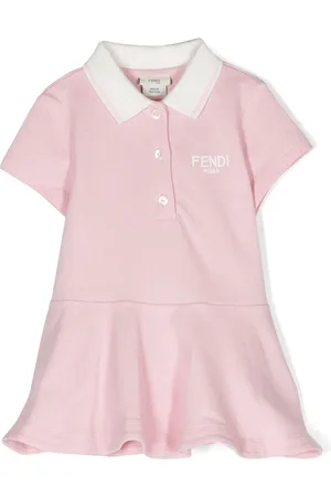 Fendi Vestido con logo bordado