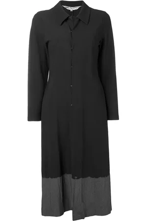 Comme des Garçons Abrigo largo con dobladillo en contraste 1993