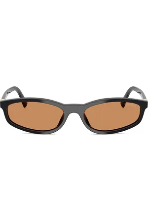 Miu Miu Lentes de sol con armazón ovalada