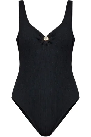 Emporio Armani Traje de baño con aplique del logo