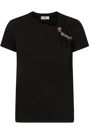 Elisabetta Franchi Playera con detalle de broche