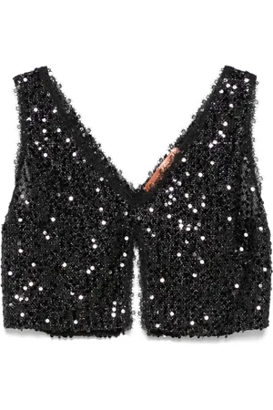 ERMANNO SCERVINO Top con lentejuelas