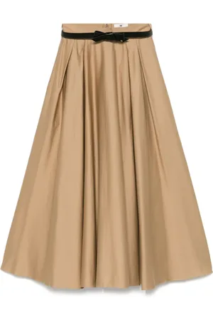 Elisabetta Franchi Falda midi con cinturón