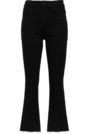 Mother Jeans capri con diseño acampanado