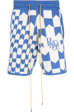 Rhude Bermudas tejidas con cordones en la pretina