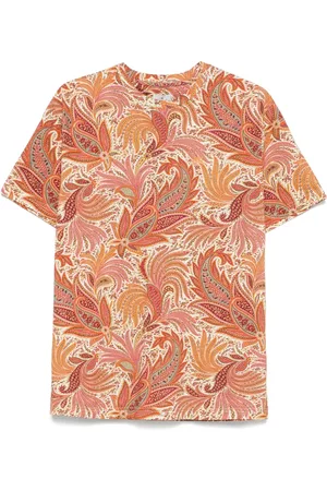 Etro Playera con estampado de cachemira