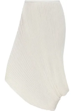 Issey Miyake Falda plisada con diseño asimétrico