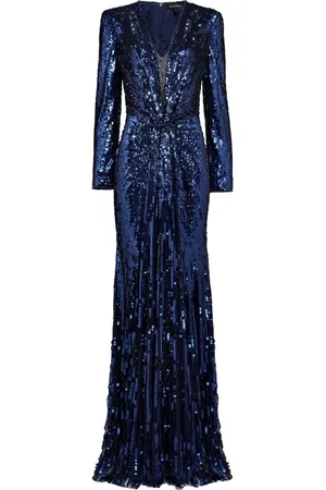 Jenny Packham Vestido de fiesta bordado con lentejuelas