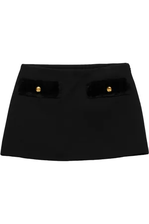 Prada Falda corta acampanada