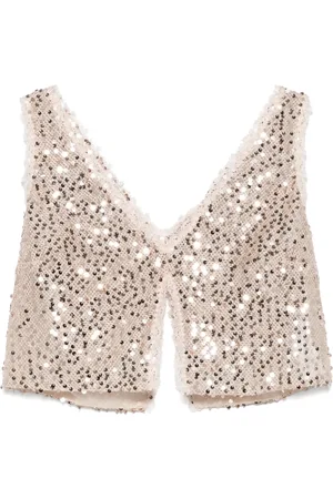ERMANNO SCERVINO Top con lentejuelas