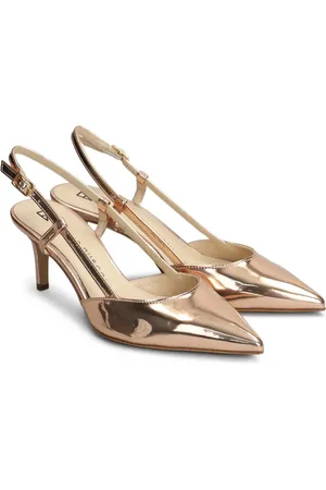 Fabio Rusconi 70mm metallic slingback pumps