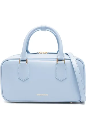 SEMICOUTURE Tote con logo en relieve