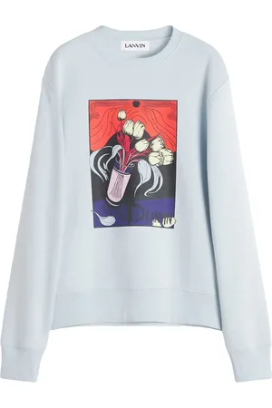 Lanvin Sudadera con estampado gráfico