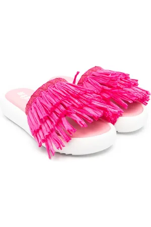 Msgm Flip flops con flecos