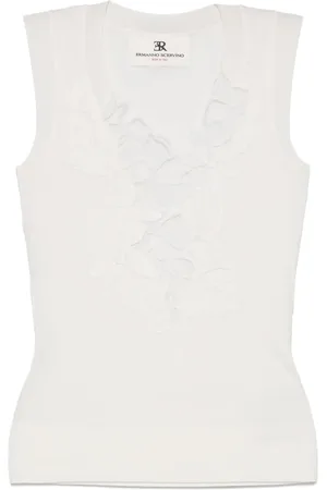 ERMANNO SCERVINO Top con encaje de cordón