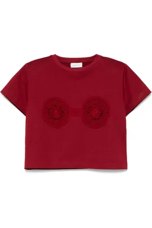 MAGDA BUTRYM Playera con brasier de crochet