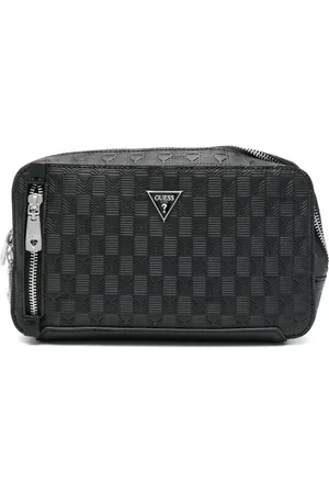 Guess Cangurera con placa del logo