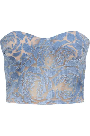 ERMANNO SCERVINO Top con motivo en jacquard
