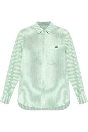 Lacoste Camisa con rayas estampadas