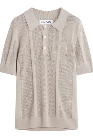 Lanvin Playera tipo polo de tejido flojo