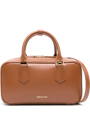 SEMICOUTURE Tote con logo en relieve