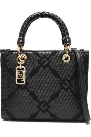 Elisabetta Franchi Tote pequeña en jacquard