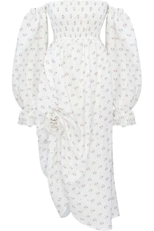 Sleeper Vestido midi con hombros descubiertos