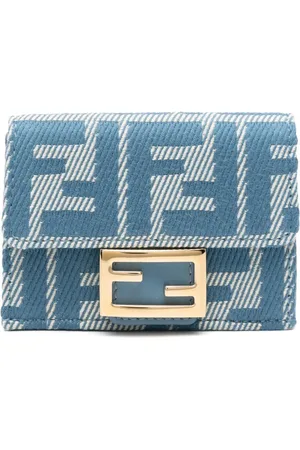 Fendi Cartera plegable micro en jacquard