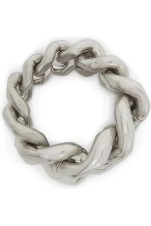 Jil Sander Anillo pulido con detalle de cadena