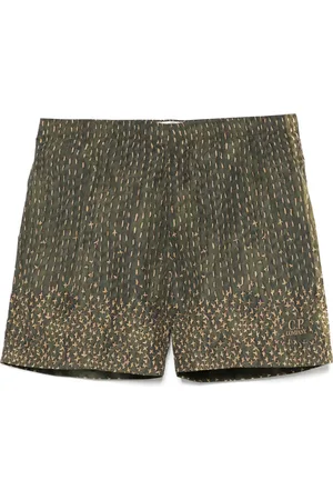 C.P. Company Shorts de playa con costuras estampadas