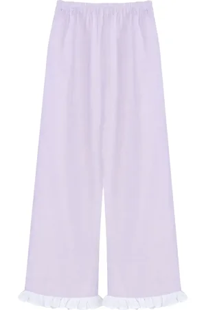 Sleeper Pantalones rectos de lino orgánico