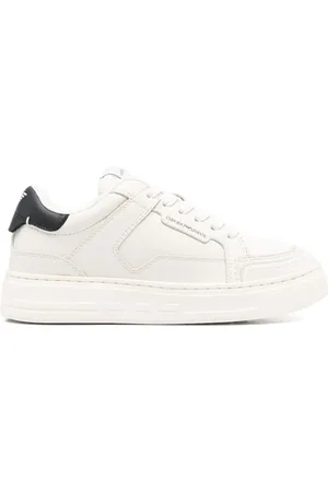 Emporio Armani Tenis con parche del logo