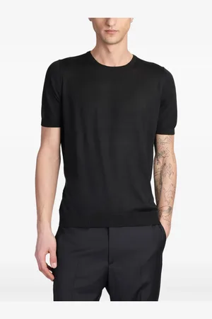 TAGLIATORE Playera con cuello redondo