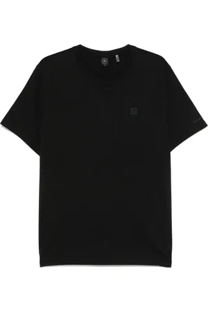 Moose Knuckles Playera con parche del logo