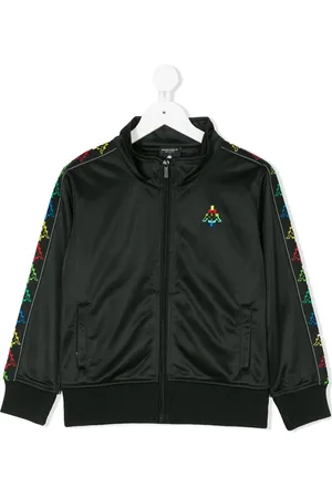 MARCELO BURLON X Kappa logo embroidered track jacket