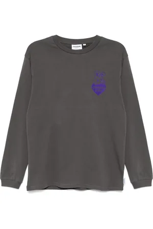Chocoolate Playera manga larga con estampado gráfico de conejo