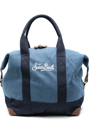 MC2 SAINT BARTH Bolsa duffle de mezclilla