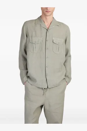 120% Lino Camisa de lino