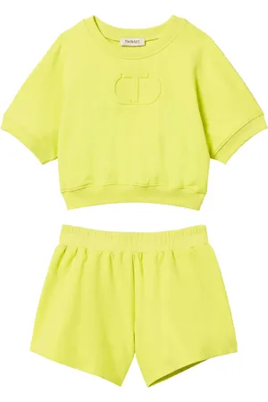 Twin-Set Traje deportivo con logo en relieve