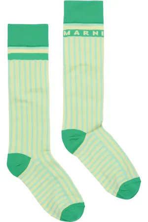Marni Calcetines con motivo de rayas