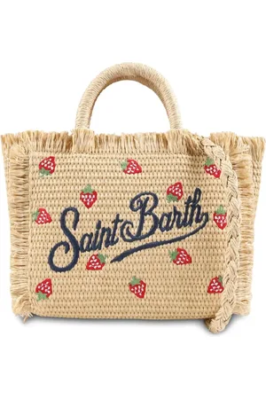 MC2 SAINT BARTH Bolsa de playa con logo bordado