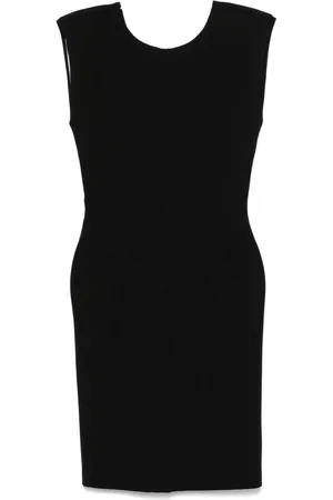Dondup Vestido midi con placa del logo