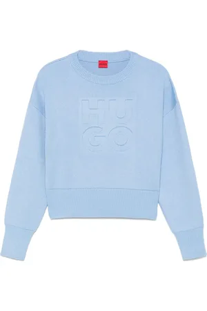 HUGO BOSS Suéter con logo en relieve