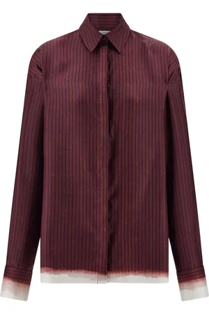 Salvatore Ferragamo Camisa de seda estampada
