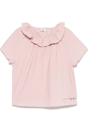Il gufo Blusa con volantes en el cuello