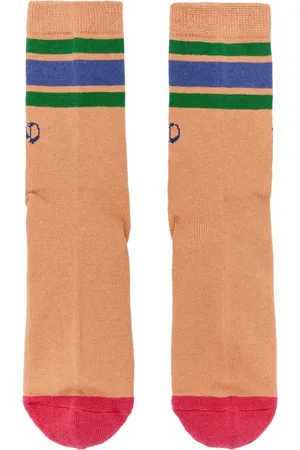 Brain Dead Calcetines a rayas con logo