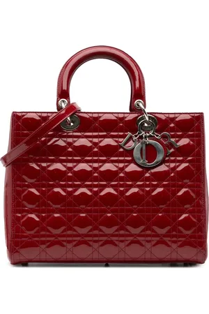 Dior Bolsa satchel Large Patent Cannage Lady Dior 2012