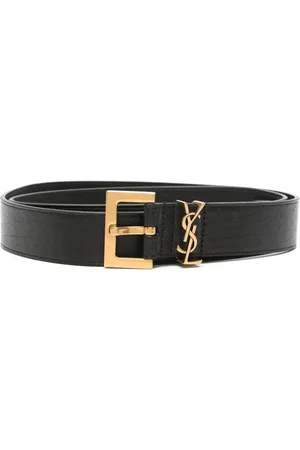 Saint Laurent Cinturón Cassandre Thin