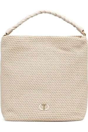 Twin-Set Tote con asa trenzada