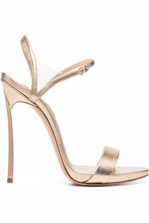 Casadei Sandalias con efecto metalizado